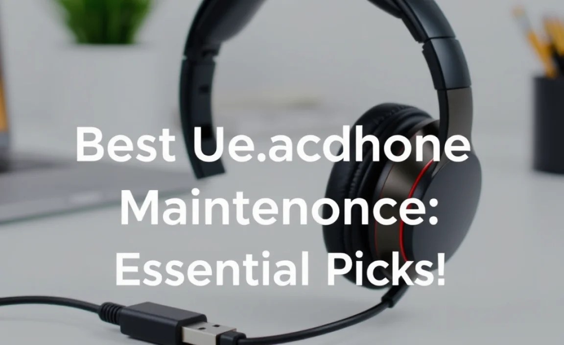 Basic USB Headphone Maintenance and Care