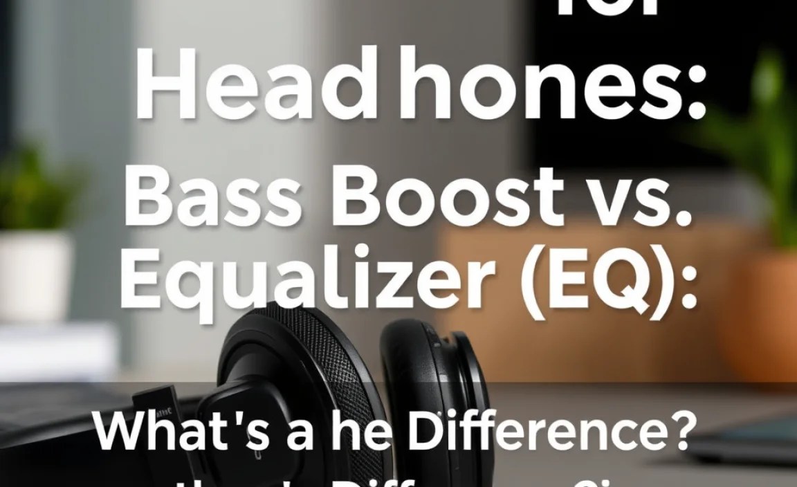 Bass Boost vs. Equalizer (EQ): What’s the Difference?