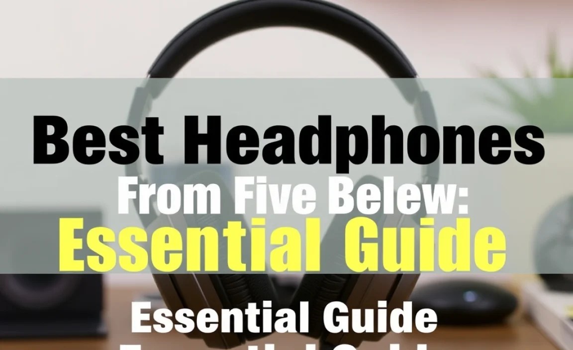 Best Headphones From Five Below: Essential Guide