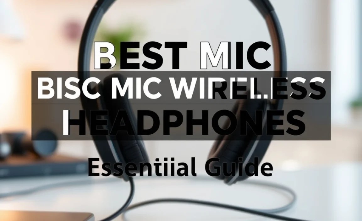Best Mic Wireless Headphones: Essential Guide