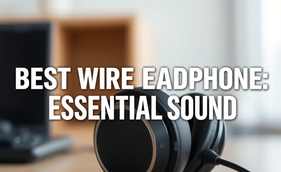 Best Wire Headphone: Essential Sound
