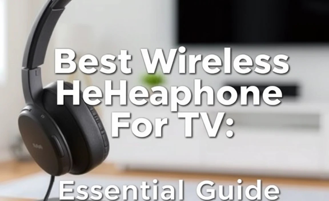 Best Wireless Headphone For TV: Essential Guide