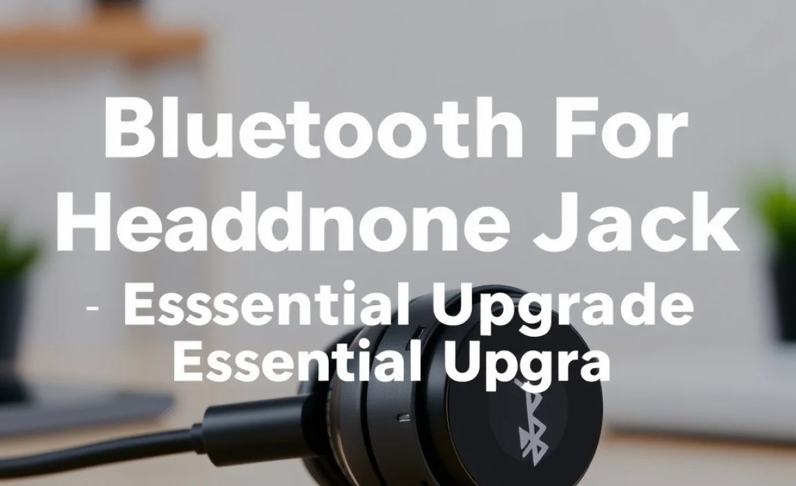 Bluetooth For Headphone Jack: Essential Upgrade