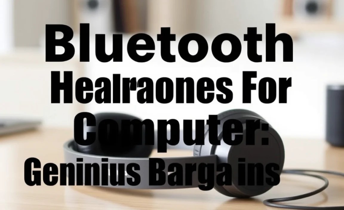 Bluetooth Headphones For Computer: Genius Bargains