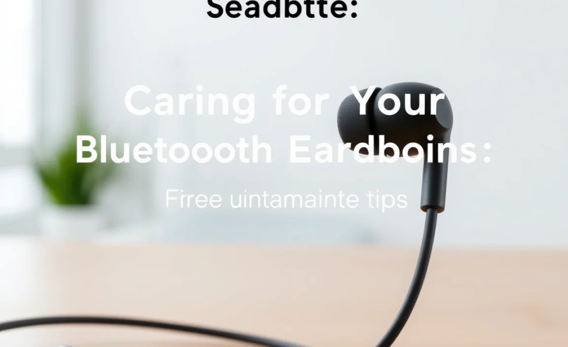 Caring for Your Bluetooth Earbuds: Simple Maintenance Tips