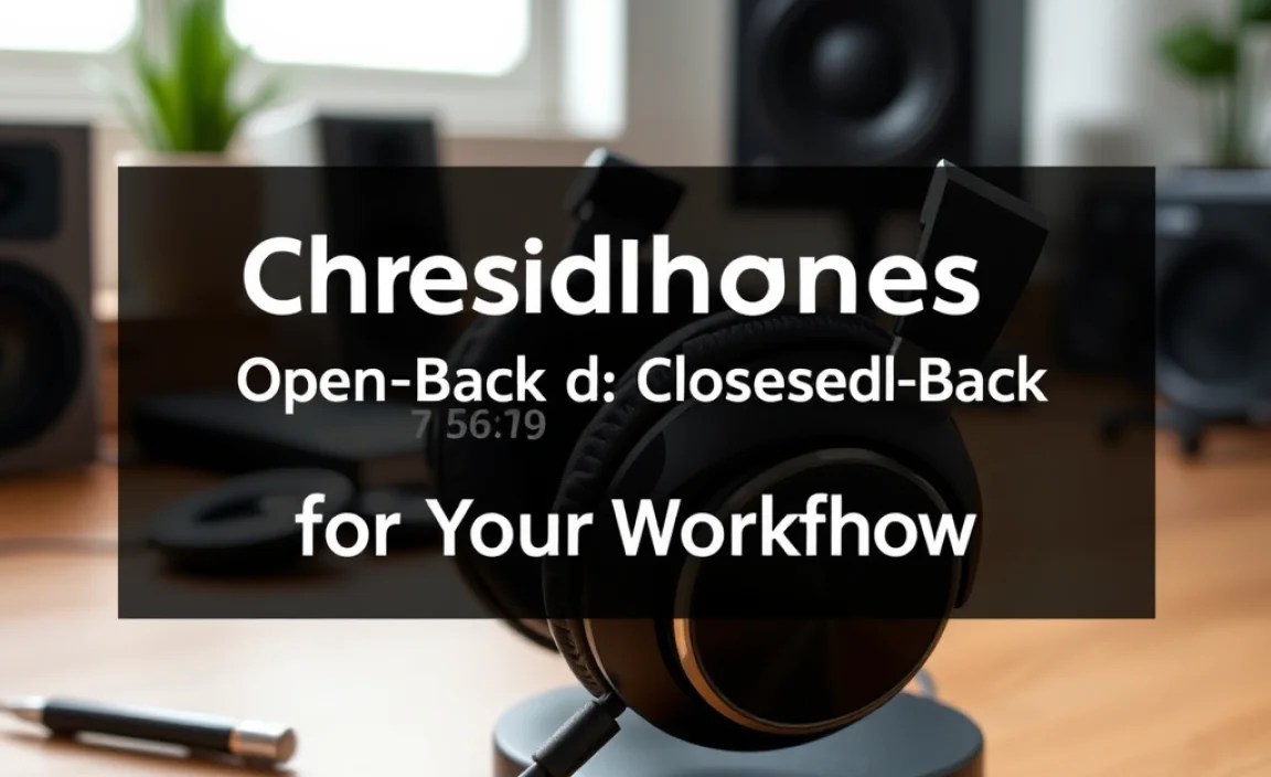 Choosing Between Open-Back and Closed-Back for Your Workflow