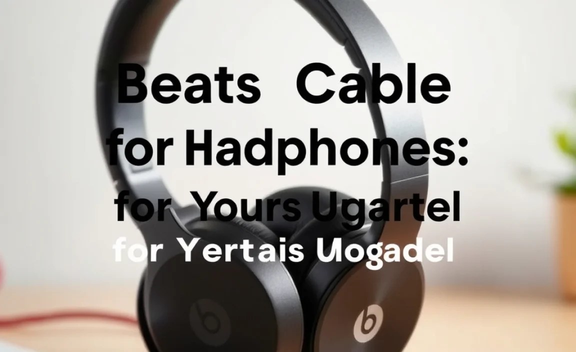 Choosing the Right Cable for Your Beats Model