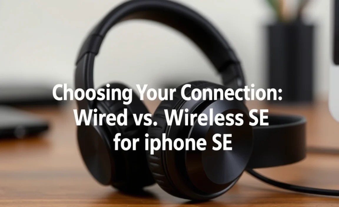 Choosing Your Connection: Wired vs. Wireless for iPhone SE