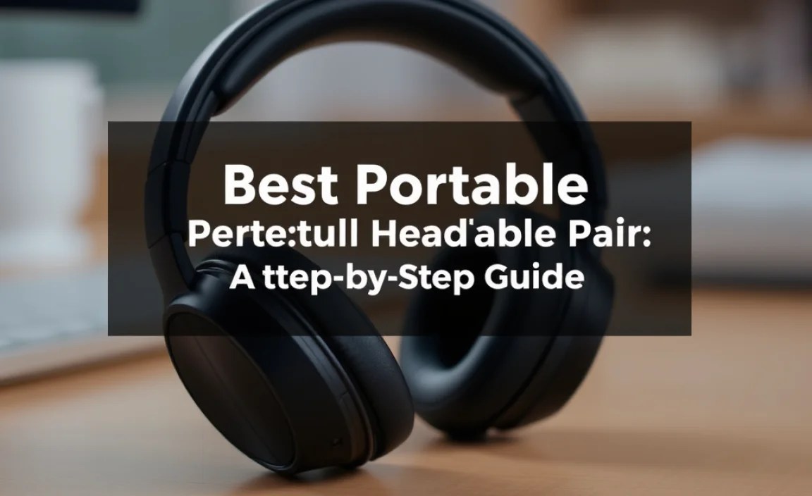 Choosing Your Perfect Portable Pair: A Step-by-Step Guide