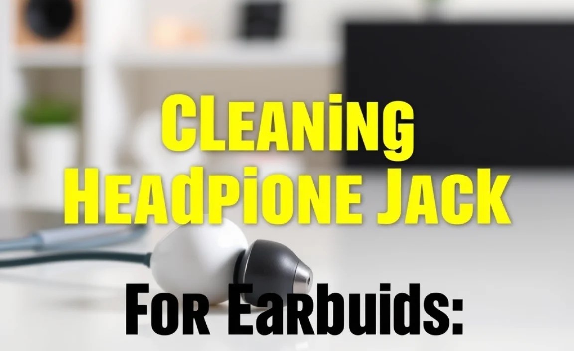 Cleaning Headphone Jack for Earbuds: Essential Guide