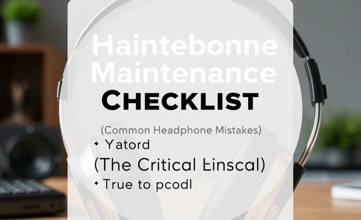 Common Headphone Mistakes to Avoid (The Critical Errors!)