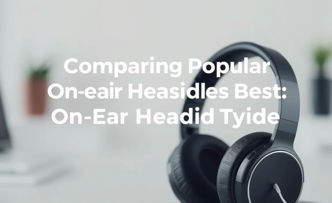 Comparing Popular On-Ear Headphone Types