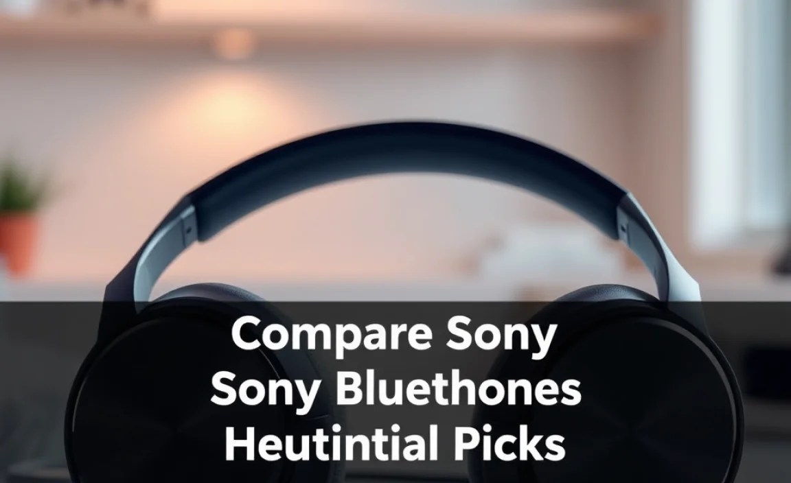 Comparing Sony Bluetooth Headphone Features