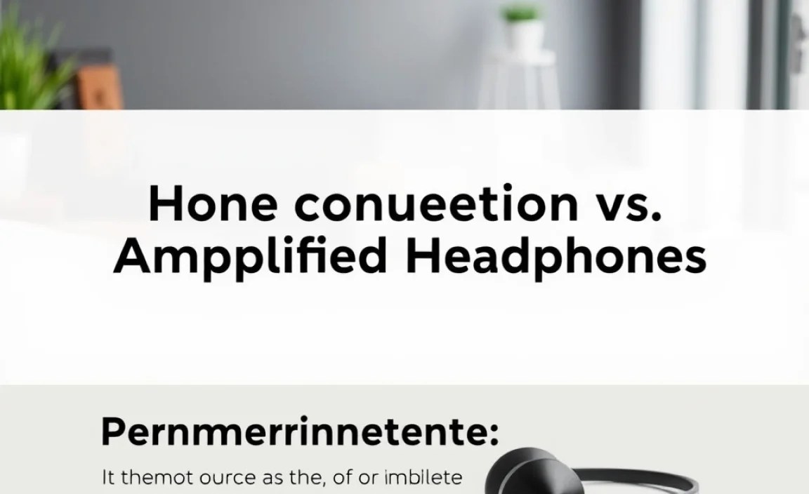 Comparison Table: Bone Conduction vs. Amplified Headphones