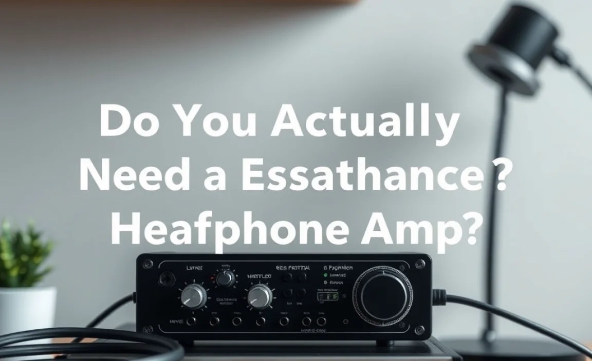 Do You Actually Need a Headphone Amp?