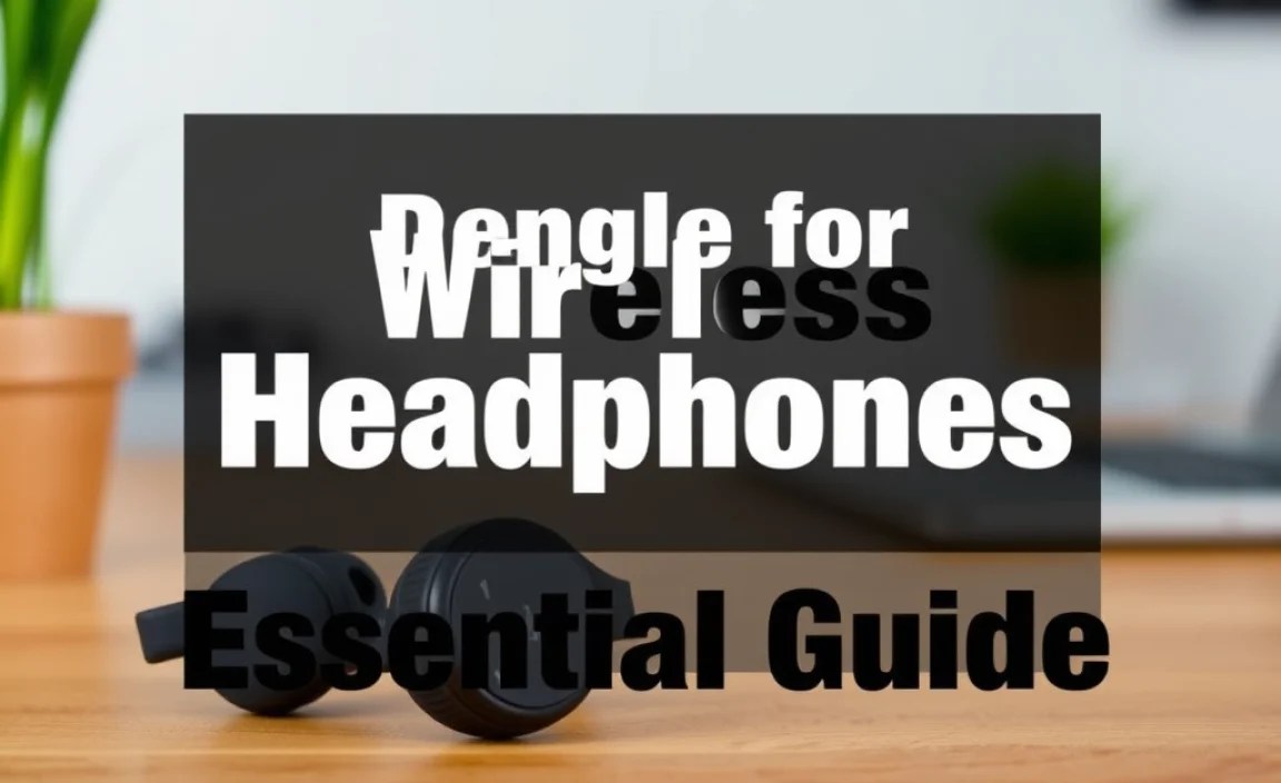 Dongle for Wireless Headphones: Essential Guide
