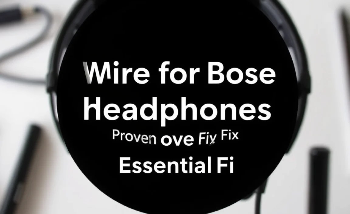 Essential Tools and Materials for Wire Fixes