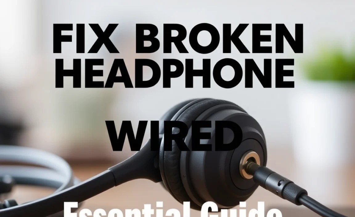 Fix Broken Headphone Jack Wired: Essential Repair Guide