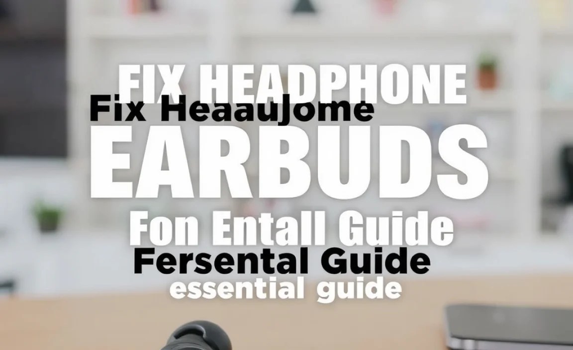 Fix Headphone Issues For Earbuds: Essential Guide