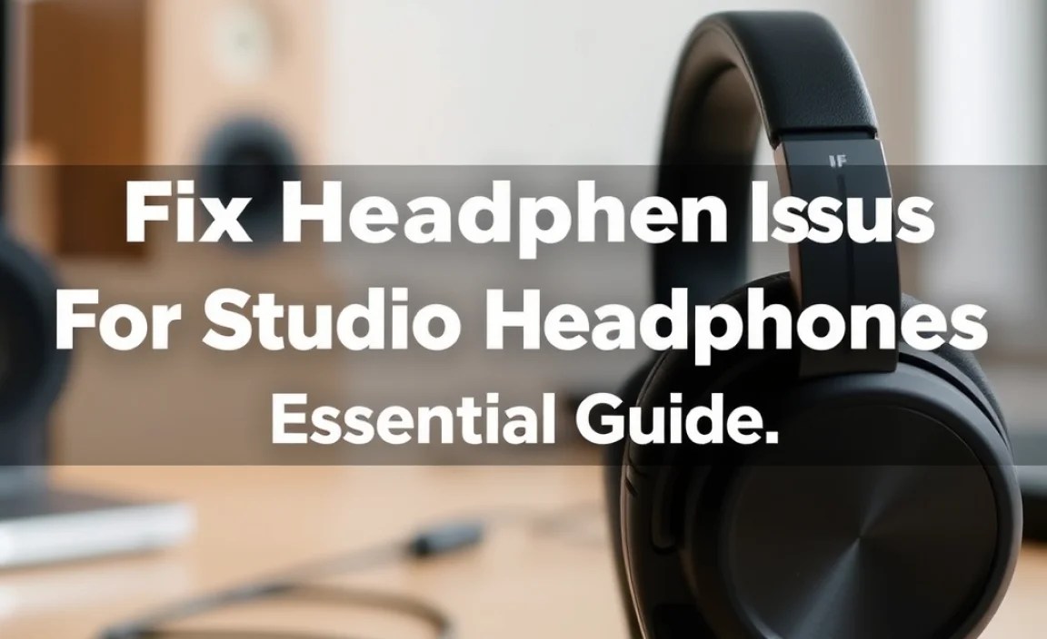 Fix Headphone Issues For Studio Headphones: Essential Guide