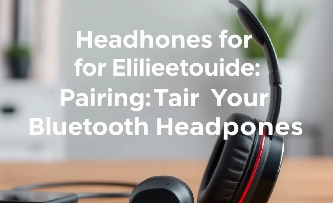 Getting Started: Pairing Your Bluetooth Headphones