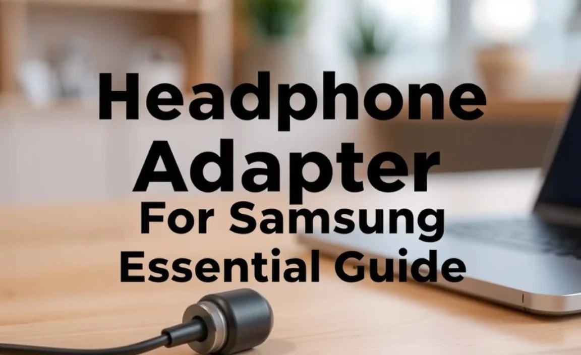 Headphone Adapter For Samsung: Essential Guide