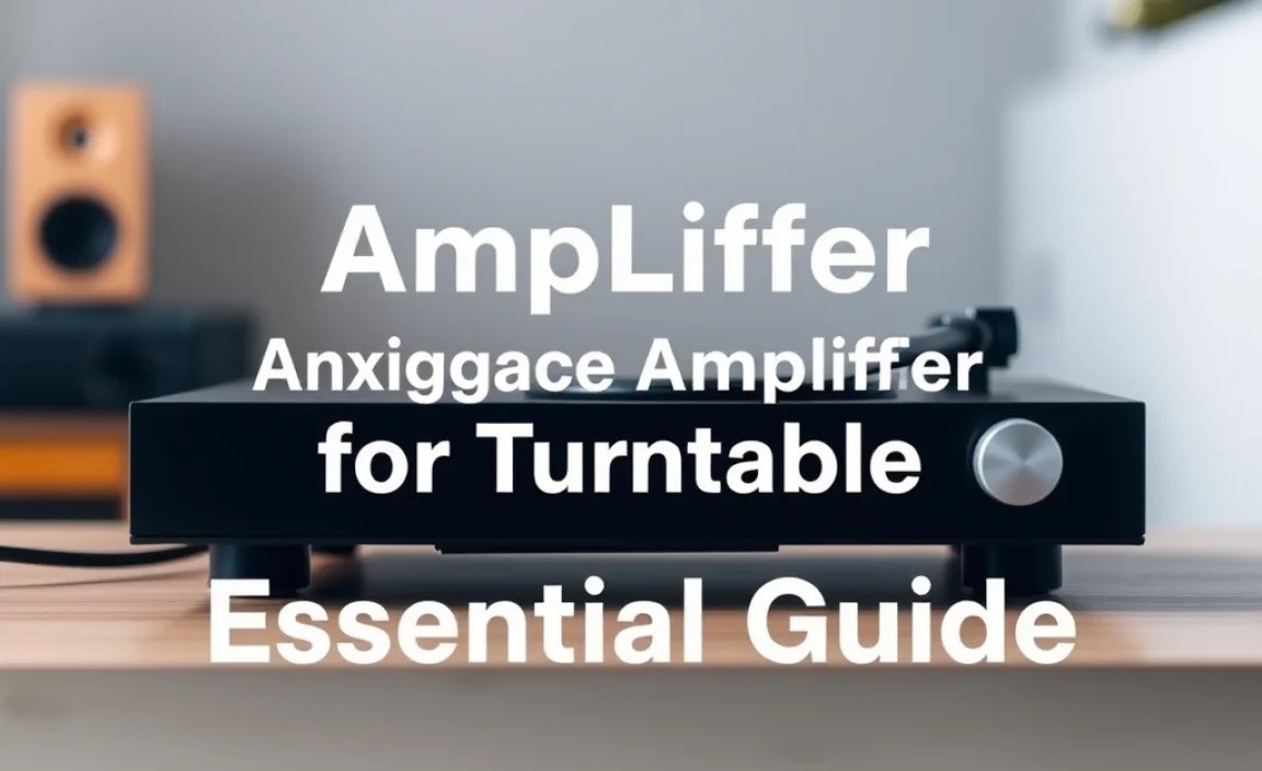 Headphone Amplifier for Turntable: Essential Guide