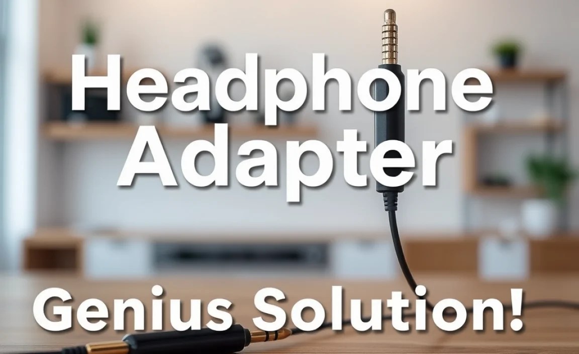 Headphone Jack Adapter: Genius Solution!