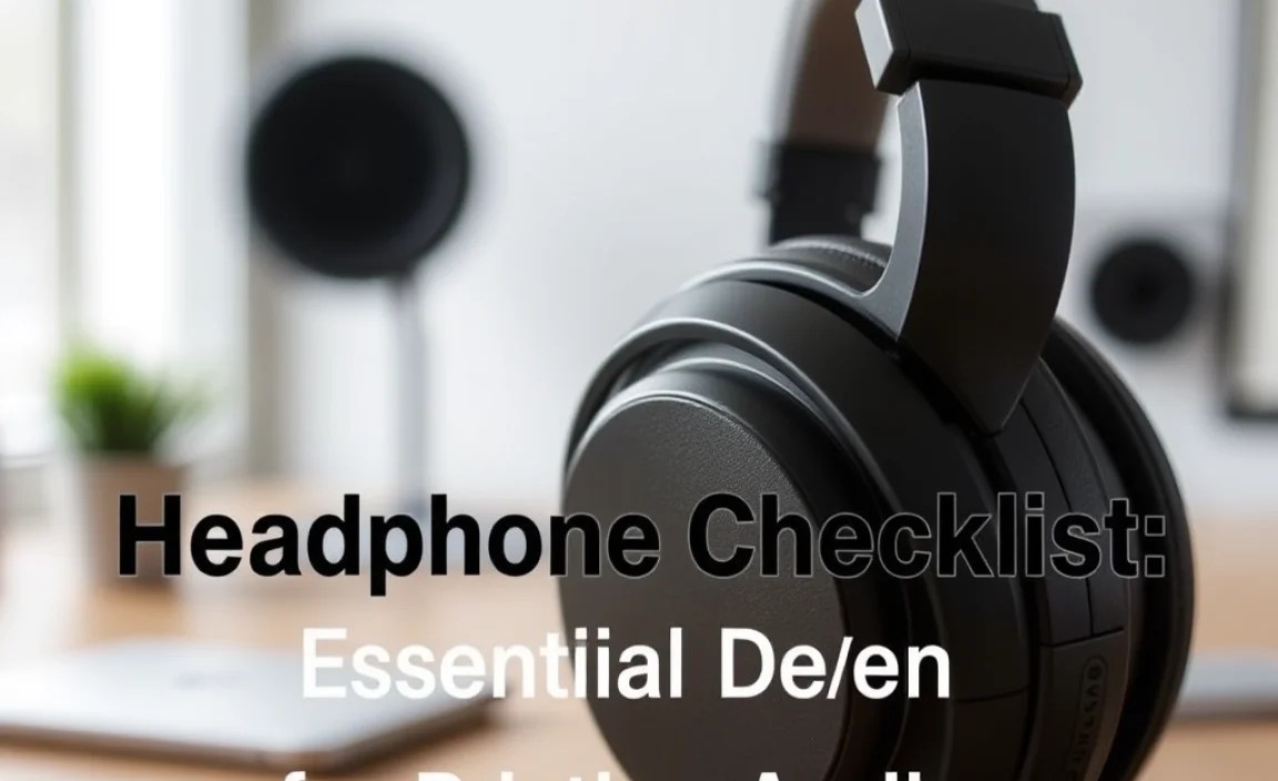 Headphone Maintenance Checklist: Essential Deep Clean for Pristine Audio