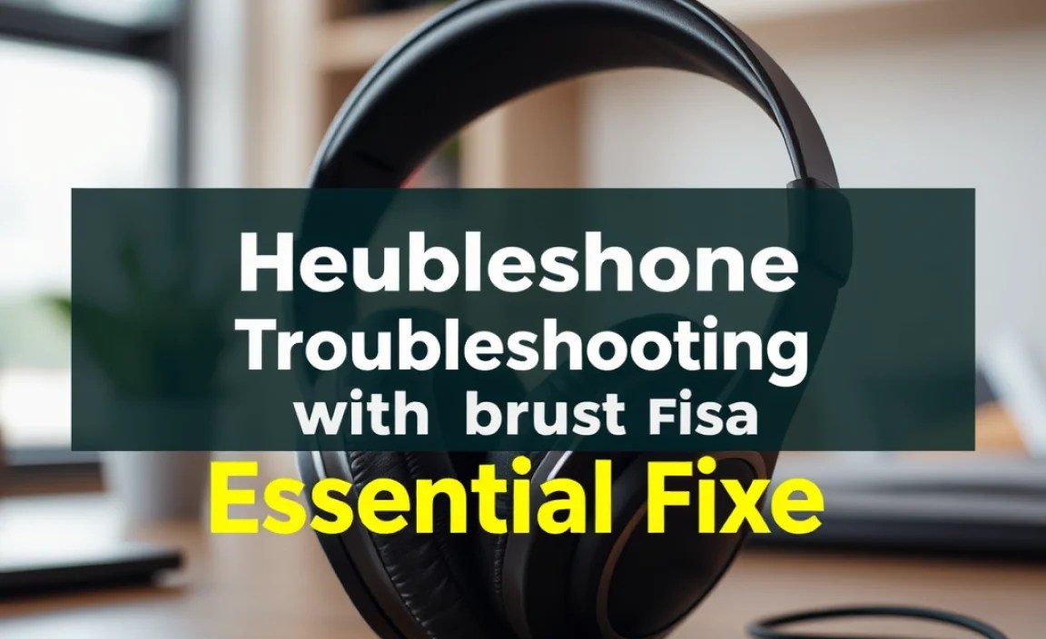 Headphone Troubleshooting With Brush: Essential Fixes