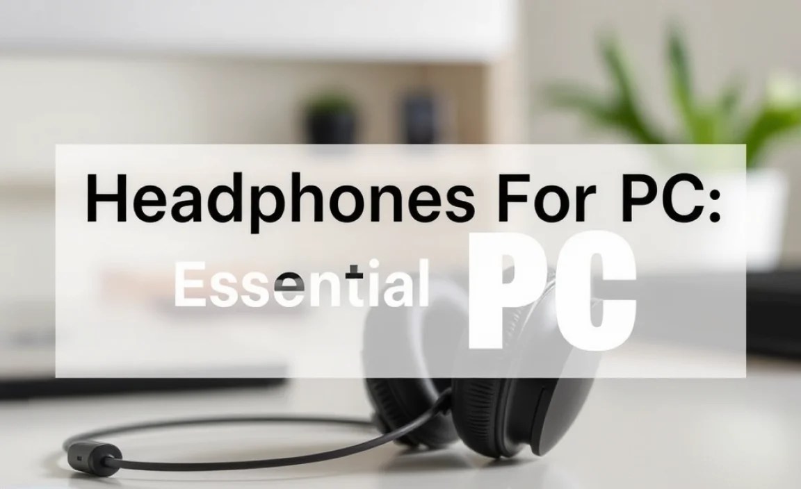 Headphones For PC: Essential Audio Nirvana