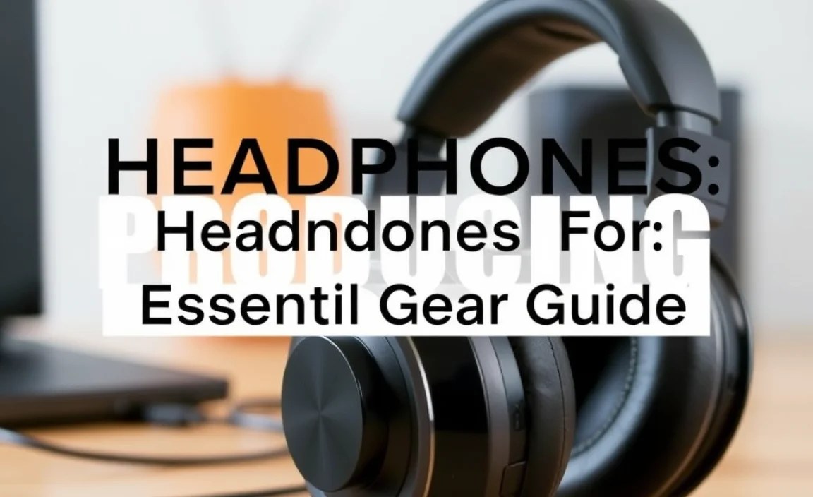 Headphones For Producing: Essential Gear Guide