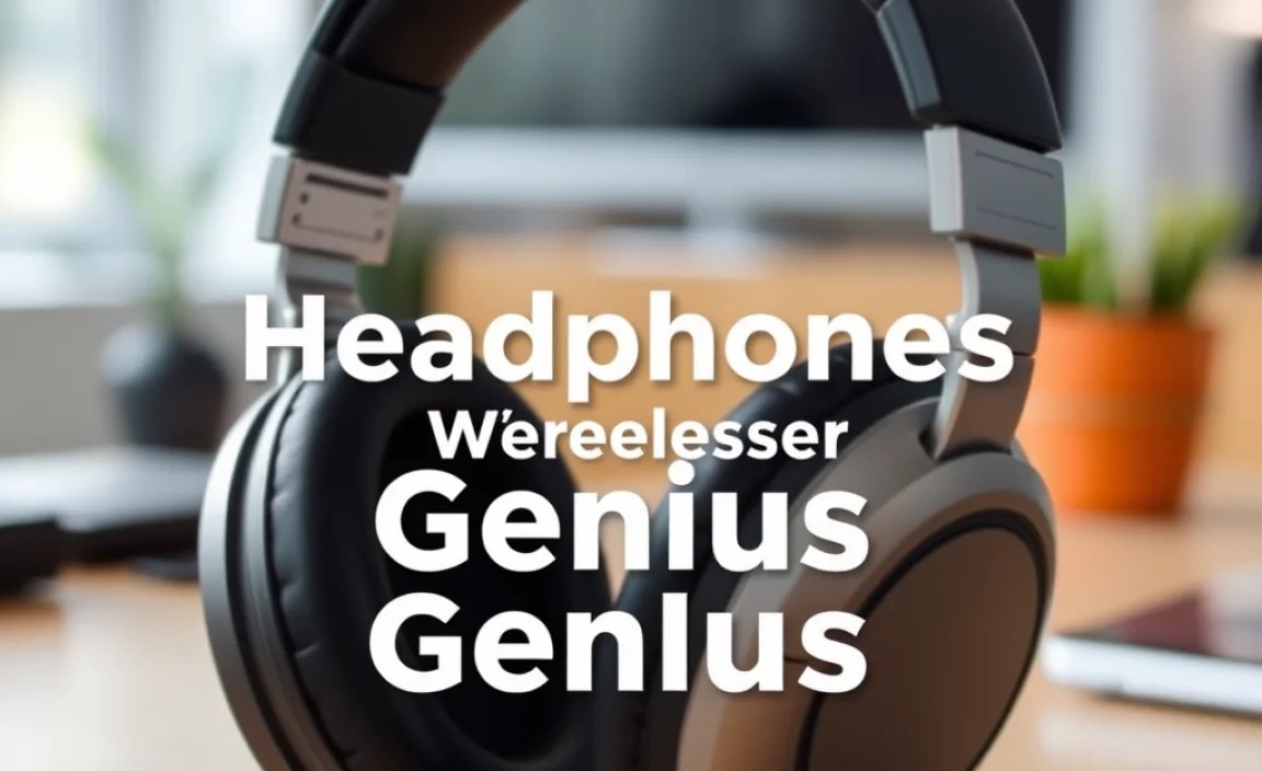 Headphones Wireless For Computer: Genius Sound