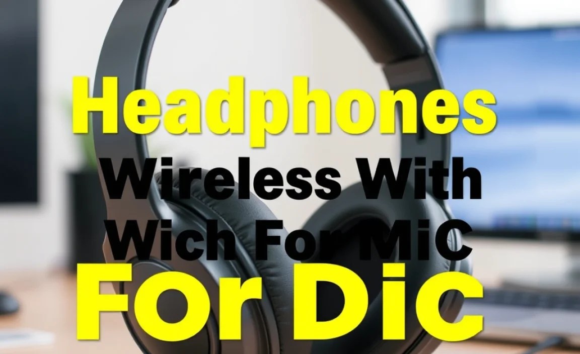 Headphones Wireless With Mic For PC: Essential Guide