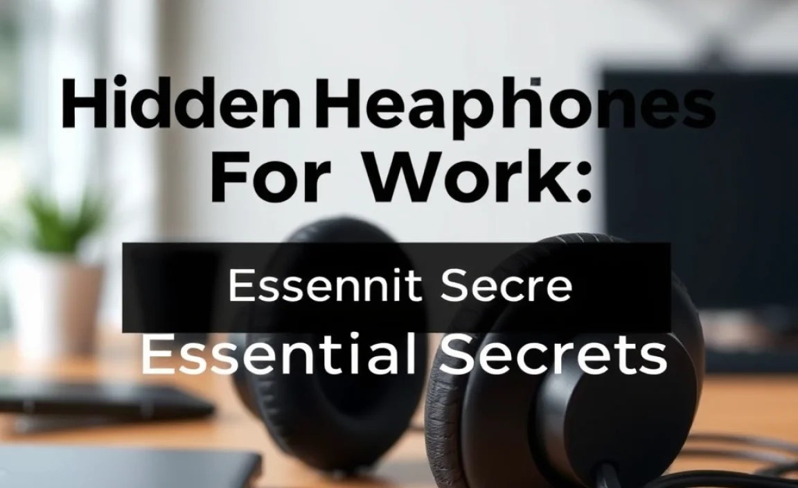 Hidden Headphones For Work: Essential Secrets