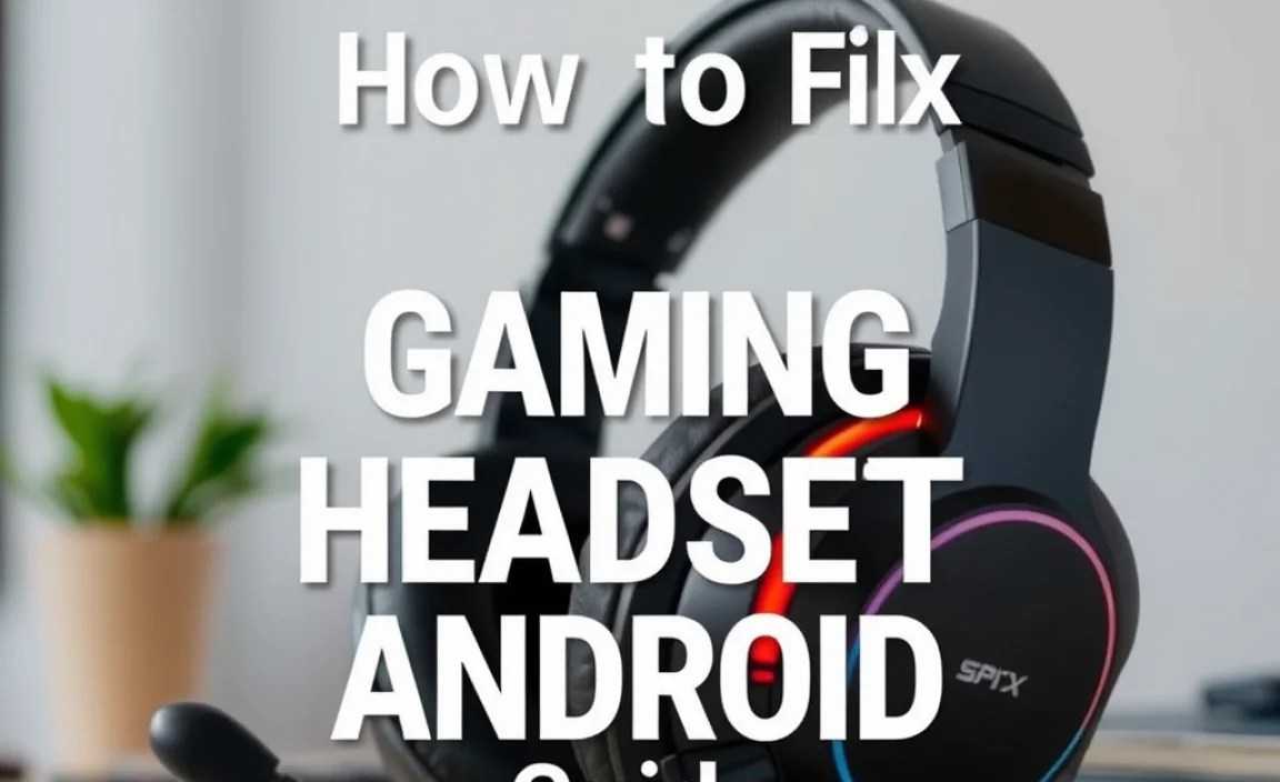 How to Fix Gaming Headset Android: Essential Guide
