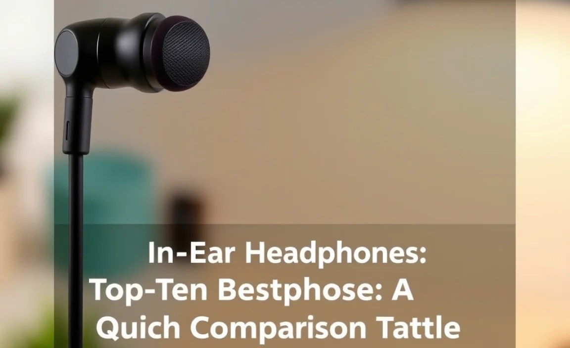 In-Ear Headphones: A Quick Comparison Table