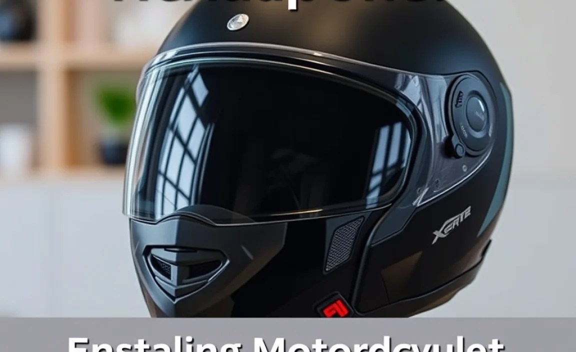Installing Motorcycle Helmet Headphones