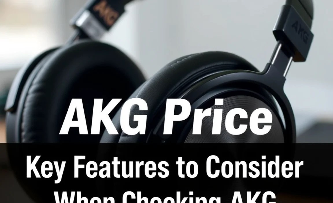 Key Features to Consider When Checking AKG Headphone Prices