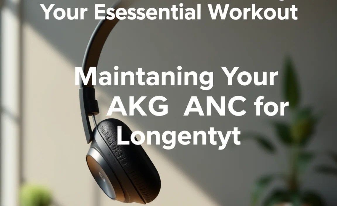 Maintaining Your AKG ANC for Longevity