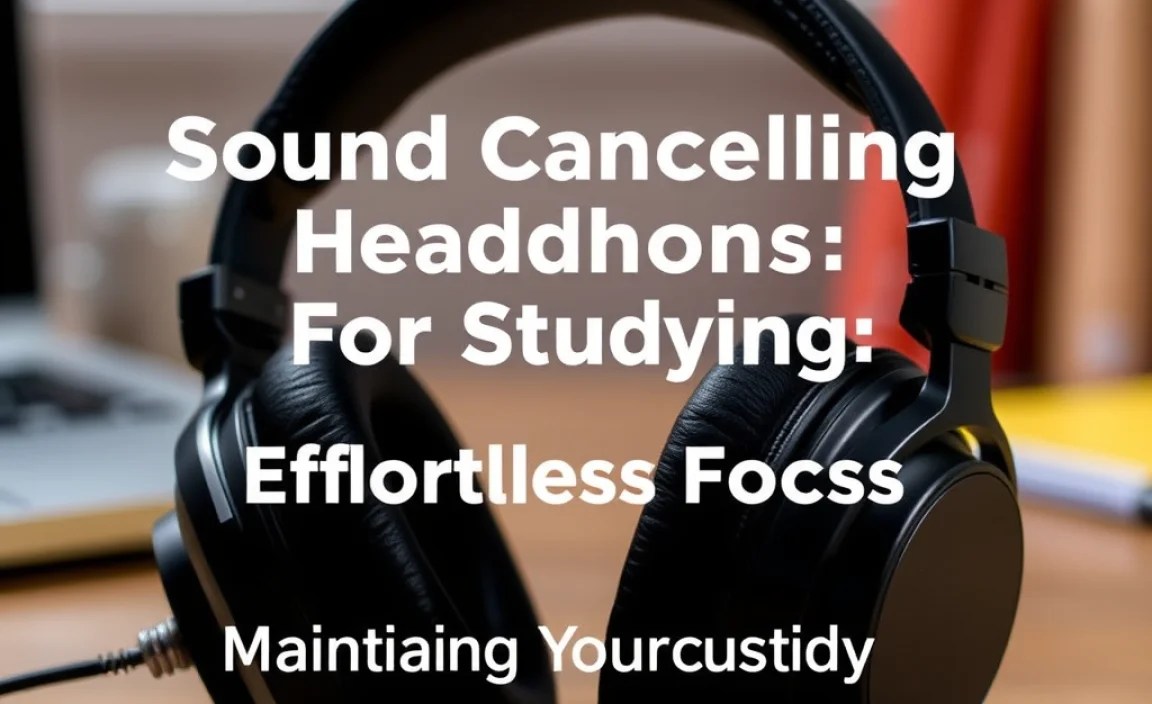 Maintaining Your Study Headphones