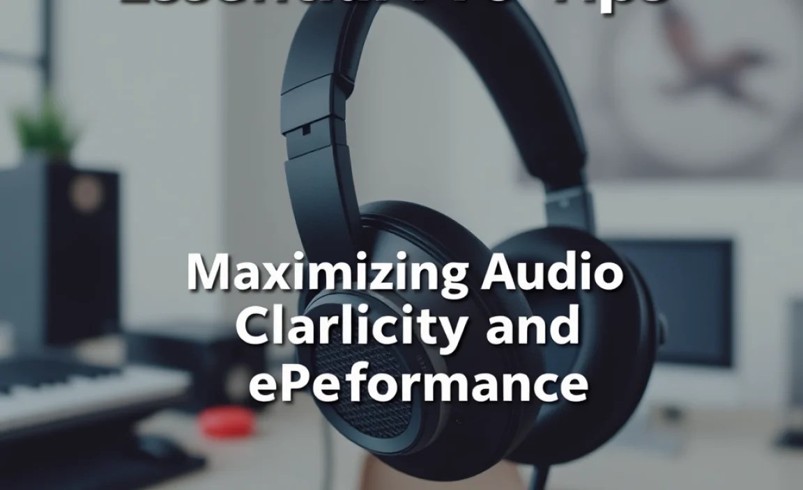 Maximizing Audio Clarity and Performance