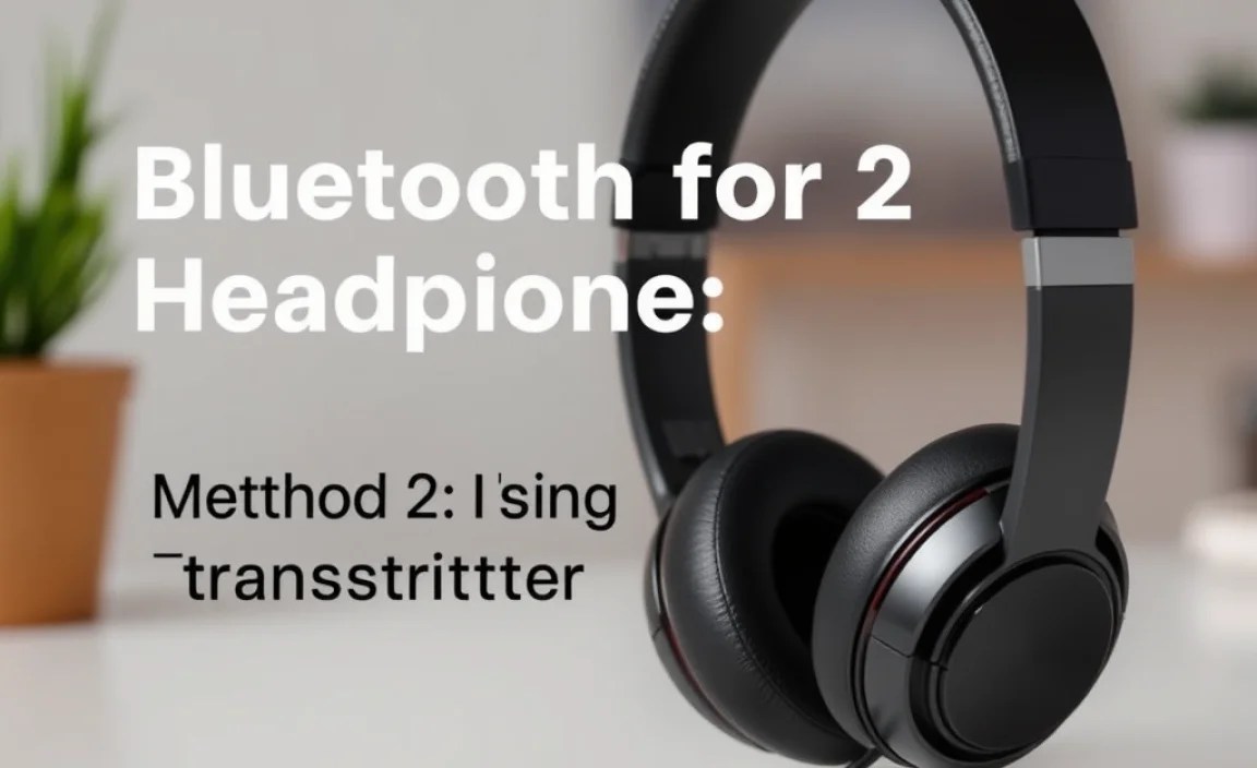 Method 2: Using a Bluetooth Transmitter