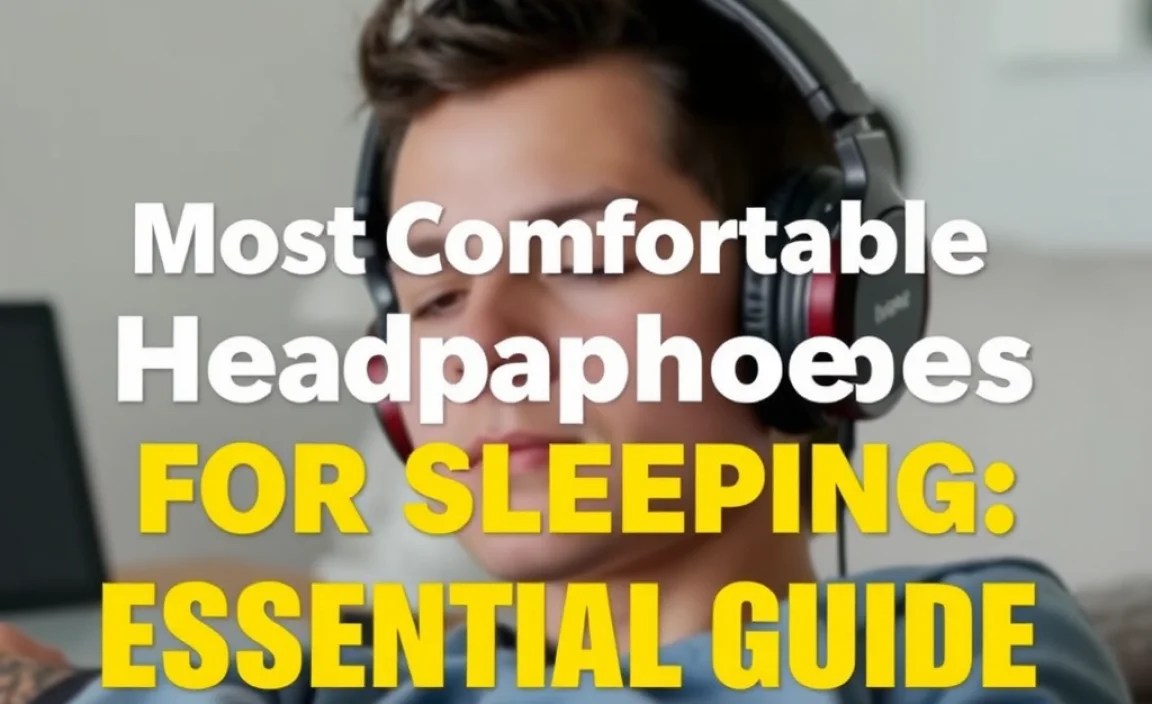 Most Comfortable Headphones for Sleeping: Essential Guide