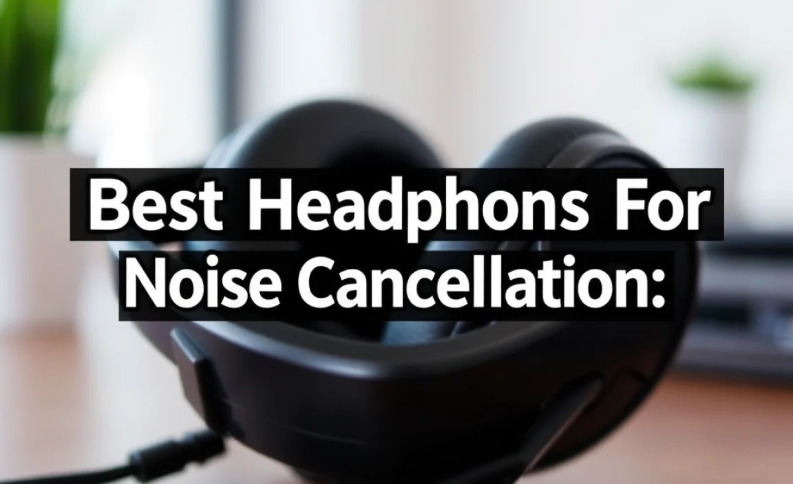 Noise Cancellation Performance Comparison Table