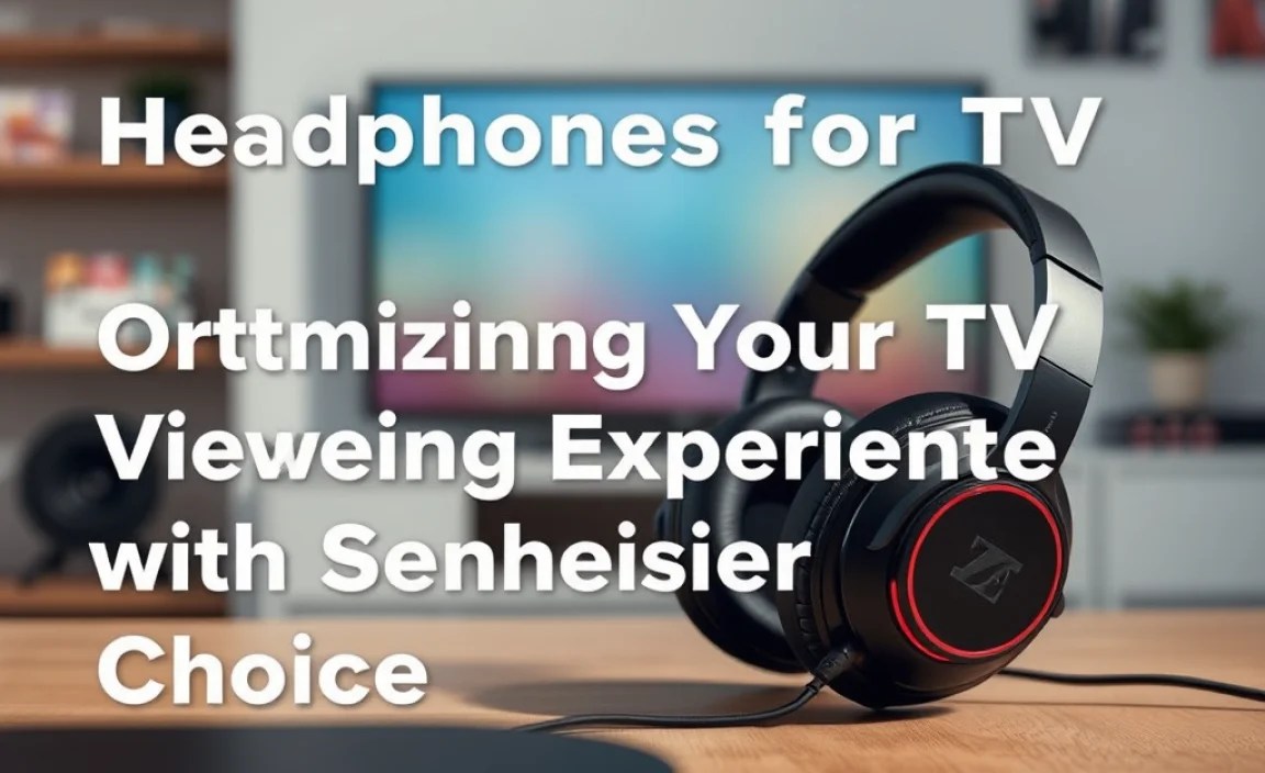 Optimizing Your TV Viewing Experience with Sennheiser