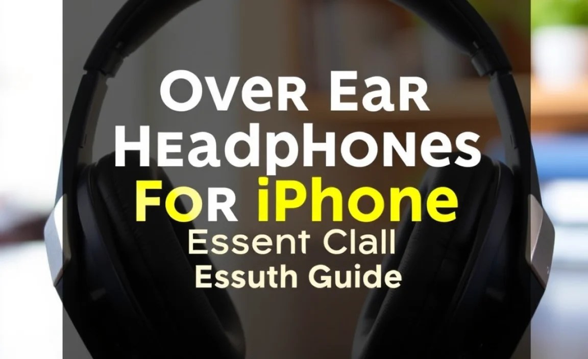 Over Ear Headphones For iPhone: Essential Guide