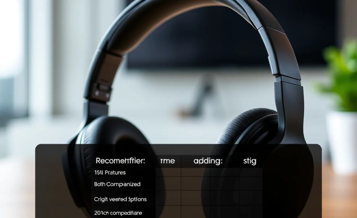 Recommended Features Comparison Table