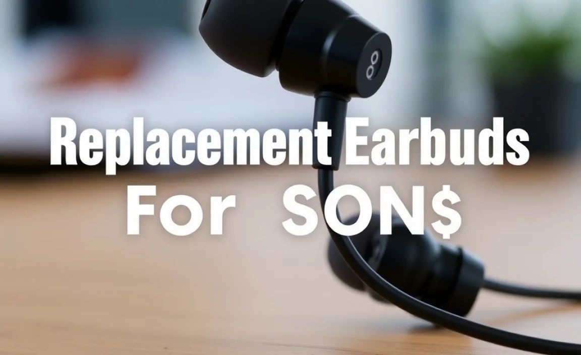 Replacement Earbuds for Sony: Essential Guide