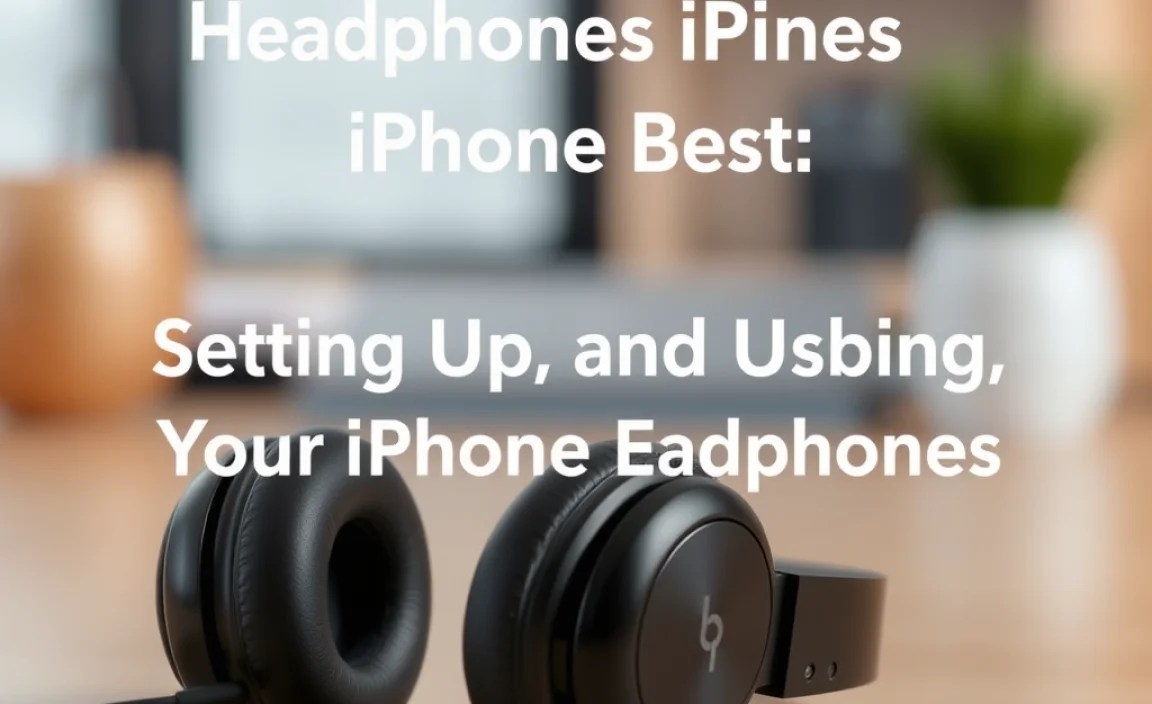 Setting Up and Using Your iPhone Headphones